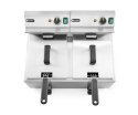 Frytownica MASTERPRO z kranem spustowym - 2 x 8L Hendi