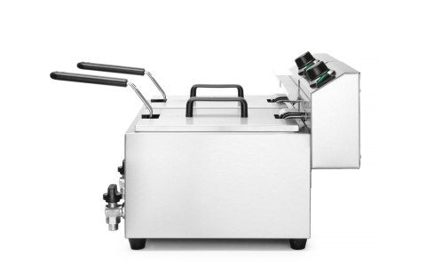 Frytownica MASTERPRO z kranem spustowym - 2 x 8L Hendi