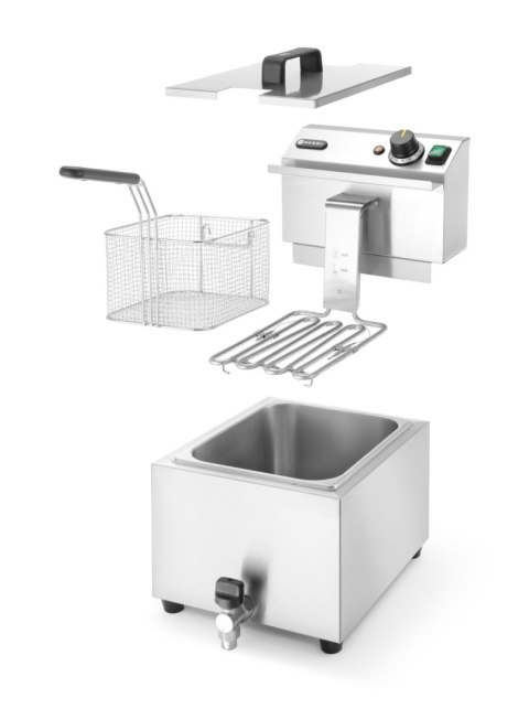 Frytownica MASTERPRO z kranem spustowym - 8L Hendi