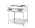 KUCHNIA ELEKTRYCZNA 4-PŁYTOWA KITCHEN LINE NA PODSTAWIE OTWARTEJ Hendi