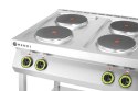 KUCHNIA ELEKTRYCZNA 4-PŁYTOWA KITCHEN LINE NA PODSTAWIE OTWARTEJ Hendi