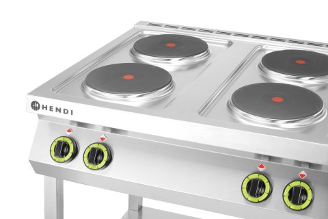 KUCHNIA ELEKTRYCZNA 4-PŁYTOWA KITCHEN LINE NA PODSTAWIE OTWARTEJ Hendi