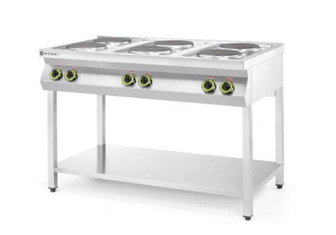 KUCHNIA ELEKTRYCZNA 6-PŁYTOWA KITCHEN LINE NA PODSTAWIE OTWARTEJ Hendi