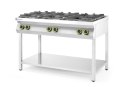 KUCHNIA GAZOWA 6-PALNIKOWA KITCHEN LINE NA PODSTAWIE OTWARTEJ Hendi