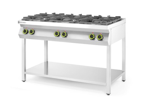 KUCHNIA GAZOWA 6-PALNIKOWA KITCHEN LINE NA PODSTAWIE OTWARTEJ Hendi