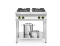 Kuchnia gazowa 4-palnikowa Kitchen Line na podstawie otwartej Hendi