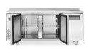 Stół chłodniczy Kitchen Line 3-drzwiowy z agregatem bocznym, linia 600 Hendi
