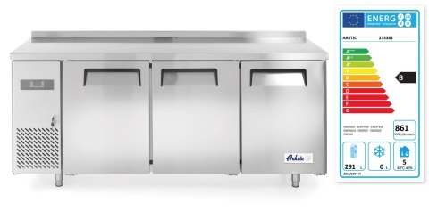 Stół chłodniczy Kitchen Line 3-drzwiowy z agregatem bocznym, linia 600 Hendi