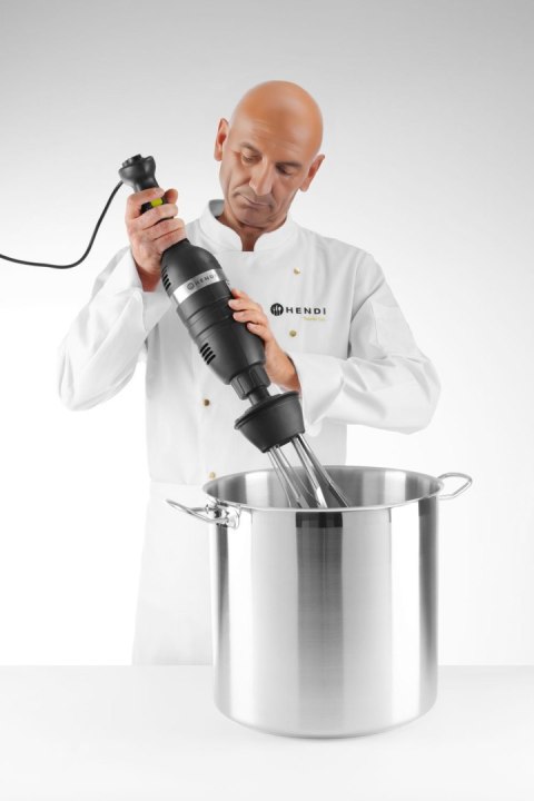 ZESTAW - Mikser ręczny Kitchen Line 350 z ramieniem 400 mm, ramieniem mieszającym 250 mm i wiesza... Hendi