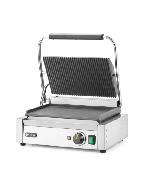 Grill kontaktowy PANINI - ryflowano-gładki Hendi