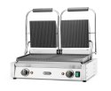 Grill kontaktowy podwójny - ryflowany Hendi