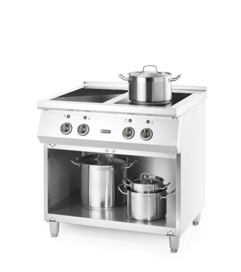 Kuchnia indukcyjna 4-palnikowa, HENDI, 400V/17000W, 800x700x(H)870mm Hendi
