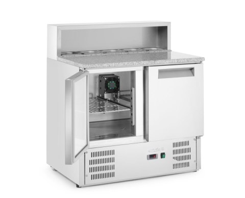 Stół chłodniczy z nadstawą i blatem granitowym, Arktic, 247L, 230V/145W, 900x700x(H)1070mm
