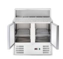 Stół chłodniczy z nadstawą i blatem granitowym, Arktic, 247L, 230V/145W, 900x700x(H)1070mm