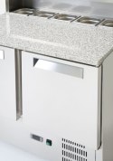 Stół chłodniczy z nadstawą i blatem granitowym, Arktic, 247L, 230V/145W, 900x700x(H)1070mm