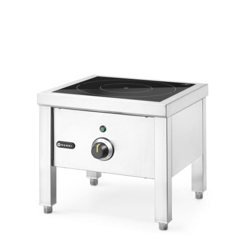Taboret indukcyjny o dużej mocy, HENDI, 400V/5000W, 400x400x(H)380mm Hendi