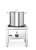 Taboret indukcyjny o dużej mocy, HENDI, 400V/5000W, 400x400x(H)380mm Hendi