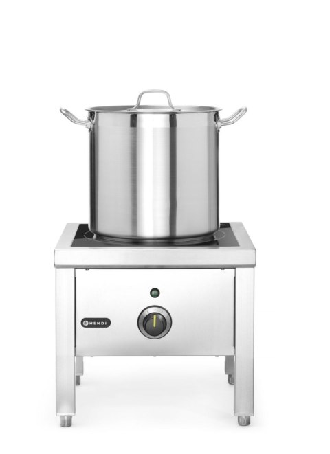 Taboret indukcyjny o dużej mocy, HENDI, 400V/5000W, 400x400x(H)380mm Hendi
