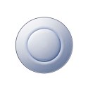Talerz deserowy LYS MARINE, niebieski, o190x(H)20mm