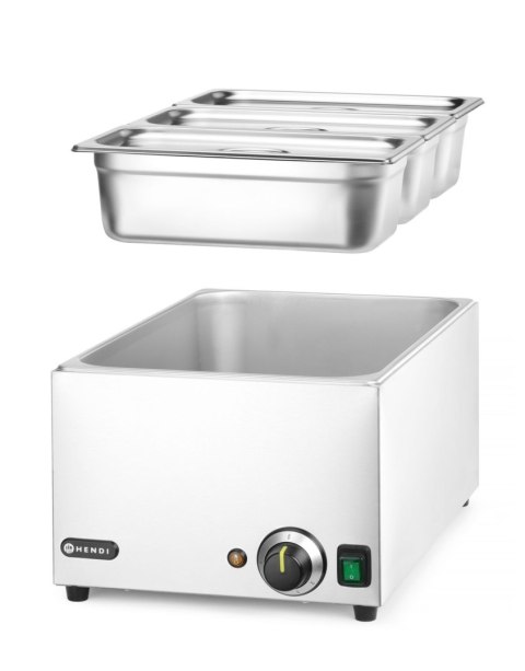 Zestaw: Bemar HENDI RANGER + 3x GN 1/3 z pokrywką, HENDI, GN 1/1, 230V/1000W, 590x332x(H)242mm