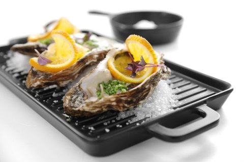 Brytfanna czarna Little Chef mini - prostokątna Hendi