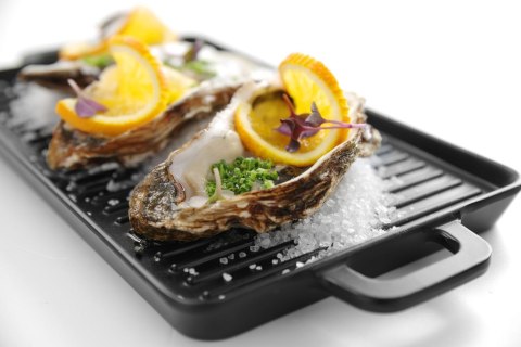 Brytfanna czarna Little Chef mini - prostokątna Hendi