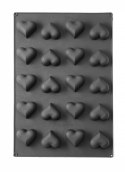Forma silikonowa HEART, 570x375x(H)35mm Hendi