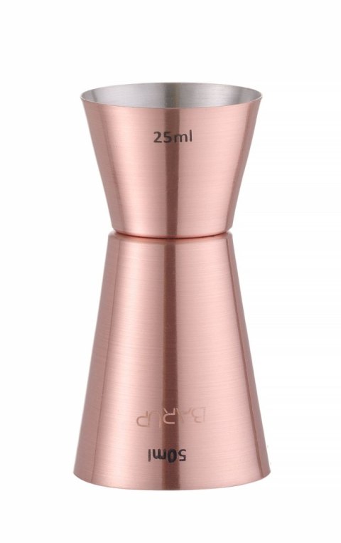 Jigger - miarka barmańska, Bar up, miedziany, o42x(H)86mm Hendi