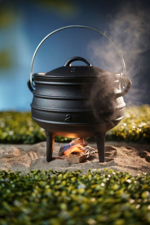 Kociołek afrykański, HENDI, czarny, o245x(H)280mm