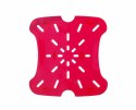 Ociekacz do pojemnika CamSquares Fresh Pro, Cambro, do pojemników 5,7l i 7,6l, czerwony, 187x181x(H)16mm