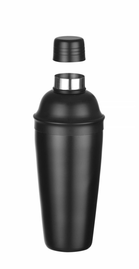 Shaker 3-częściowy Cobbler, Bar up, czarny, o85x(H)240mm Hendi
