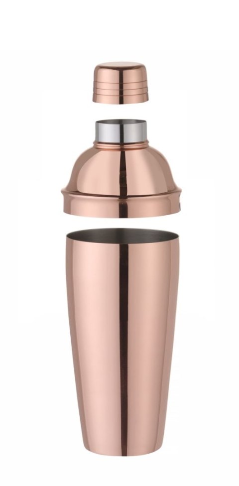 Shaker 3-częściowy Cobbler, Bar up, miedziany, o85x(H)240mm Hendi