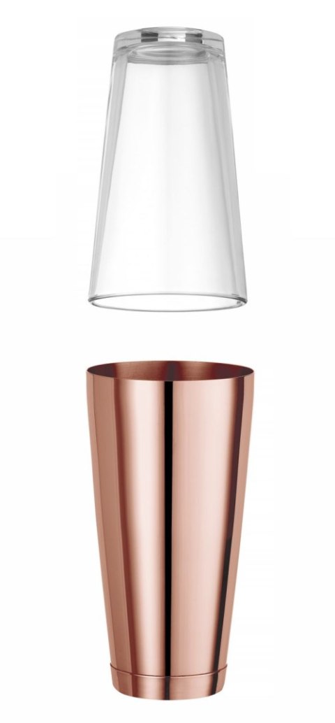 Shaker bostoński, Bar up, 0,8L, miedziany, o90mm Hendi