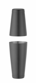 Shaker bostoński Tin-on-Tin, Bar up, 0,8L, czarny, o90mm Hendi