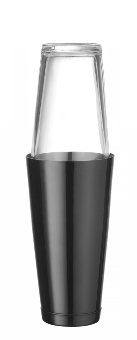Shaker bostoński czarny, 0,8 l, Bar up, 0,8L, czarny, śr.x(H)mm Hendi