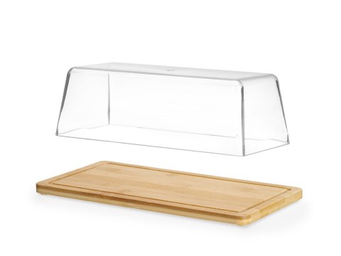 Taca bambusowa z pokrywką, 320x160x(H)110mm Hendi