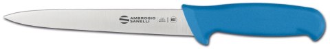 Ambrogio Sanelli Supra Colore, nóż do filetowania ryb, NIEBIESKI, 18 cm