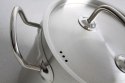 Garnek wysoki Kitchen Line z pokrywką 2,8 l; śr. 160 x 140 h Hendi