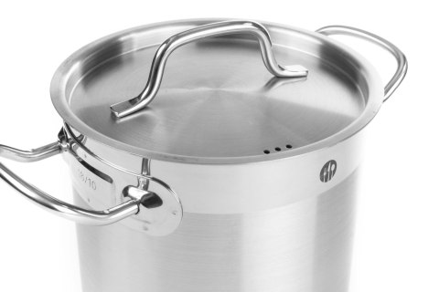 Garnek wysoki Profi Line z pokrywką, dno "Sandwich" 3 l; śr. 160 x 150 h Hendi