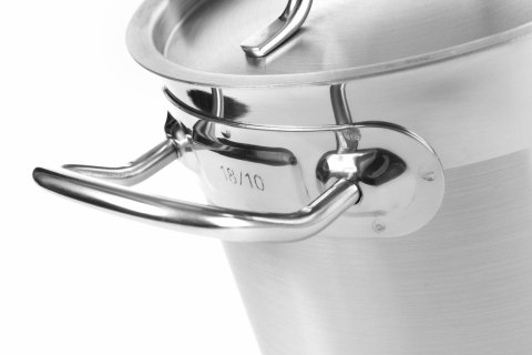 Garnek wysoki Profi Line z pokrywką, dno "Sandwich" 3 l; śr. 160 x 150 h Hendi