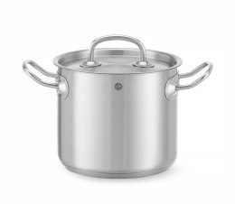 Garnek wysoki z pokrywką, HENDI, Kitchen Line, 45L, ⌀400x(H)360mm