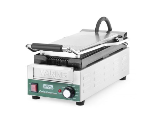 Grill kontaktowy Panini Compresso Slimline, Waring, 230V/1800W, 317x596x(H)260mm