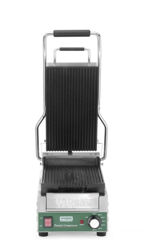 Grill kontaktowy Panini Compresso Slimline, Waring, 230V/1800W, 317x596x(H)260mm