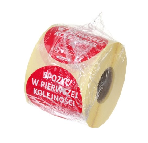 Naklejka food safety - „spożyć w pierwszej kolejności" Hendi