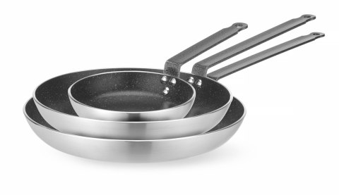 Patelnie aluminiowe z powłoką nieprzywierającą - „Marble Professional" śr. dna 280 mm Hendi