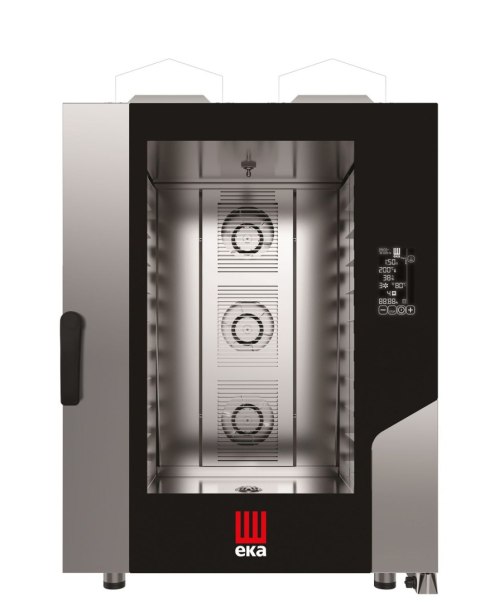Piec konwekcyjno - parowy Millennial Black Mask BAKERY 10 x 600 x 400 gazowy, z bezpośrednim natryskiem, sterowany elektroniczni