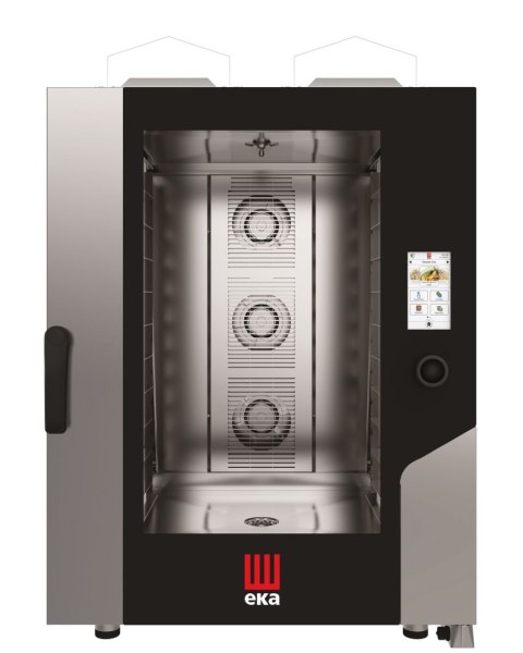 Piec konwekcyjno - parowy Millennial Black Mask BAKERY 10 x 600 x 400 gazowy, z bezpośrednim natryskiem, sterowany elektroniczni