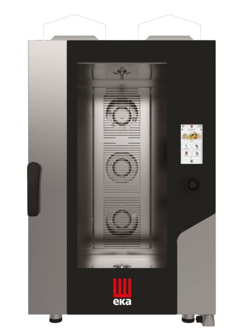 Piec konwekcyjno - parowy Millennial Touch Screen GASTRO 11 x GN 1/1 gazowy z bezpośrednim natryskiem, ekranem dotykowy z sys