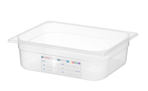Pojemnik GN HACCP 1/2 100mm Hendi