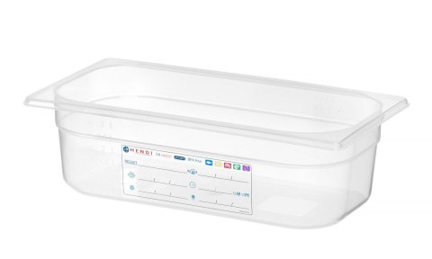Pojemnik GN HACCP 1/3 100mm Hendi